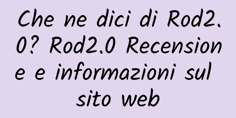 Che ne dici di Rod2.0? Rod2.0 Recensione e informazioni sul sito web
