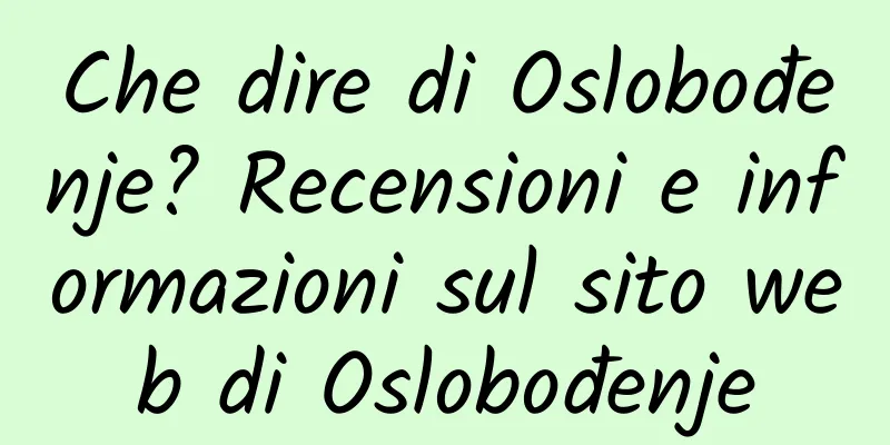 Che dire di Oslobođenje? Recensioni e informazioni sul sito web di Oslobođenje