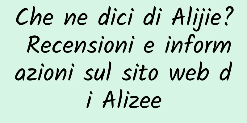 Che ne dici di Alijie? Recensioni e informazioni sul sito web di Alizee