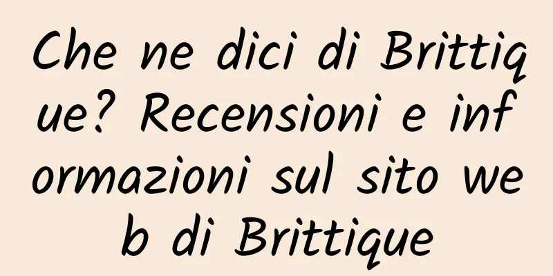 Che ne dici di Brittique? Recensioni e informazioni sul sito web di Brittique