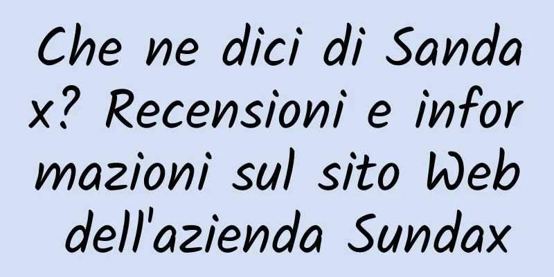 Che ne dici di Sandax? Recensioni e informazioni sul sito Web dell'azienda Sundax