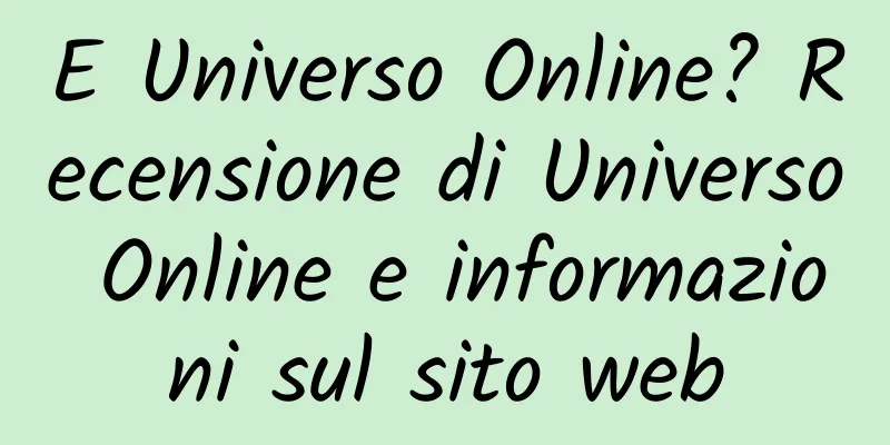 E Universo Online? Recensione di Universo Online e informazioni sul sito web