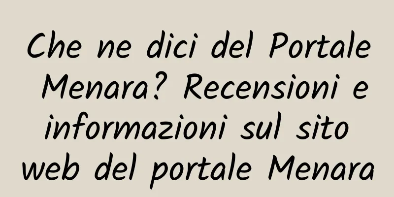 Che ne dici del Portale Menara? Recensioni e informazioni sul sito web del portale Menara
