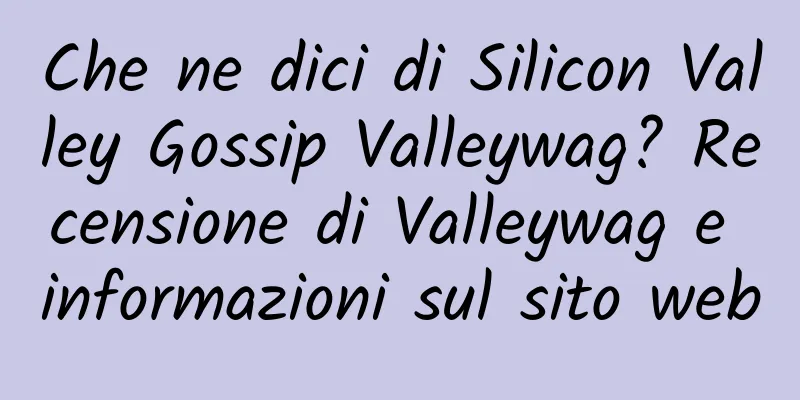 Che ne dici di Silicon Valley Gossip Valleywag? Recensione di Valleywag e informazioni sul sito web