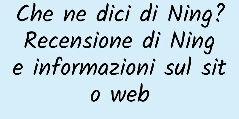 Che ne dici di Ning? Recensione di Ning e informazioni sul sito web