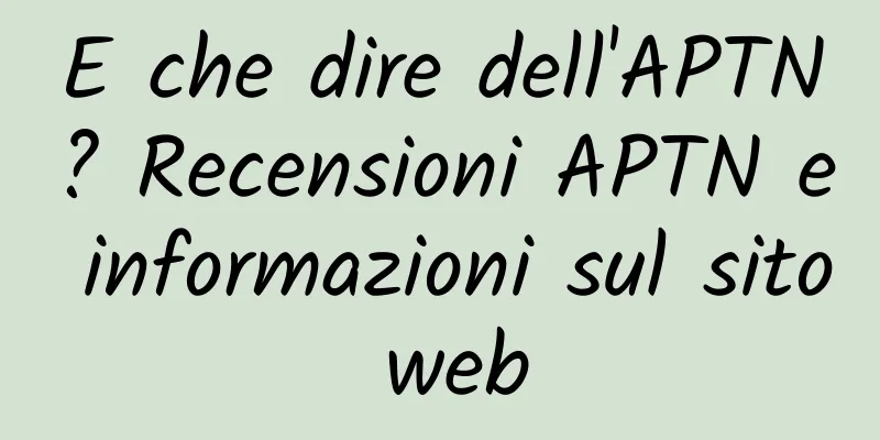E che dire dell'APTN? Recensioni APTN e informazioni sul sito web