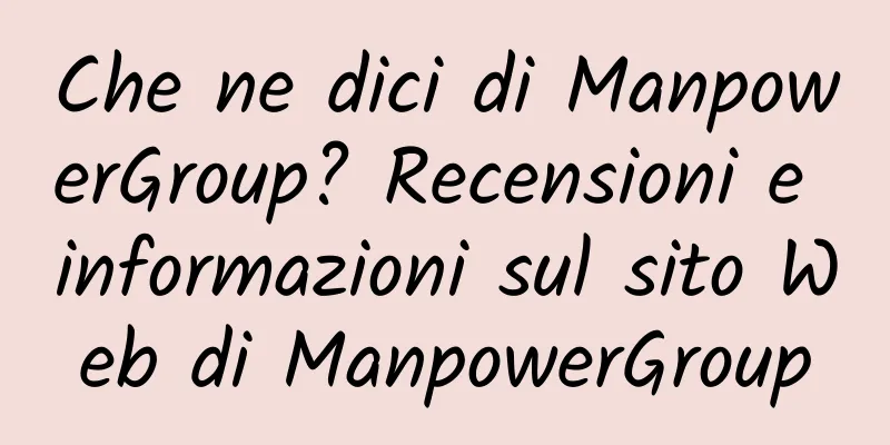 Che ne dici di ManpowerGroup? Recensioni e informazioni sul sito Web di ManpowerGroup