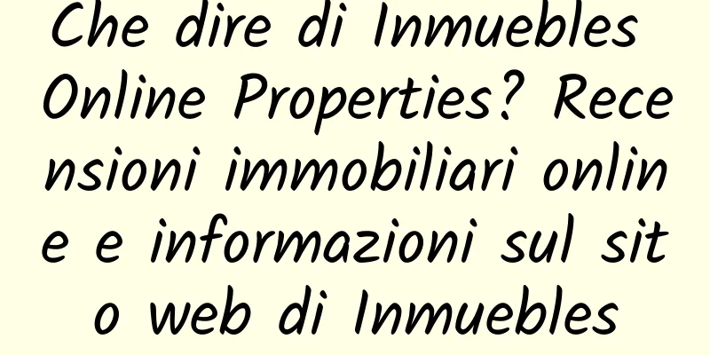 Che dire di Inmuebles Online Properties? Recensioni immobiliari online e informazioni sul sito web di Inmuebles