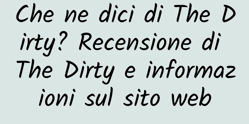 Che ne dici di The Dirty? Recensione di The Dirty e informazioni sul sito web