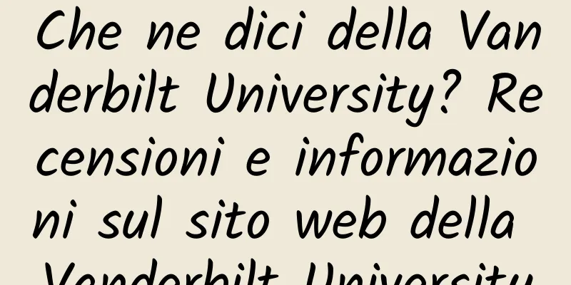 Che ne dici della Vanderbilt University? Recensioni e informazioni sul sito web della Vanderbilt University
