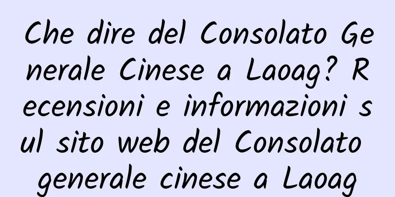 Che dire del Consolato Generale Cinese a Laoag? Recensioni e informazioni sul sito web del Consolato generale cinese a Laoag