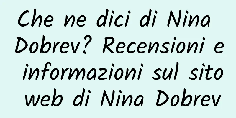 Che ne dici di Nina Dobrev? Recensioni e informazioni sul sito web di Nina Dobrev