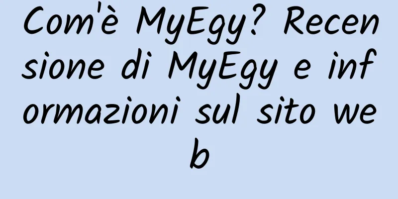 Com'è MyEgy? Recensione di MyEgy e informazioni sul sito web