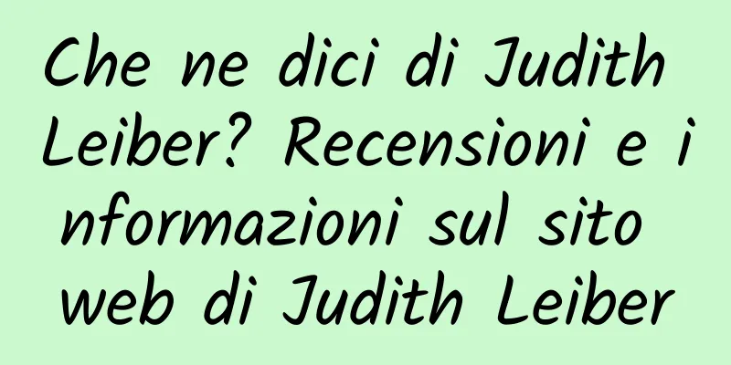 Che ne dici di Judith Leiber? Recensioni e informazioni sul sito web di Judith Leiber