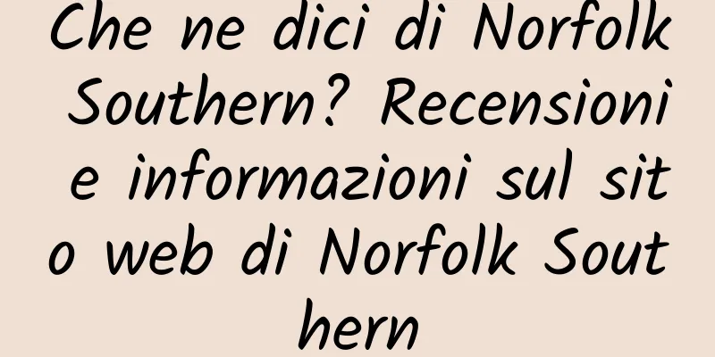 Che ne dici di Norfolk Southern? Recensioni e informazioni sul sito web di Norfolk Southern