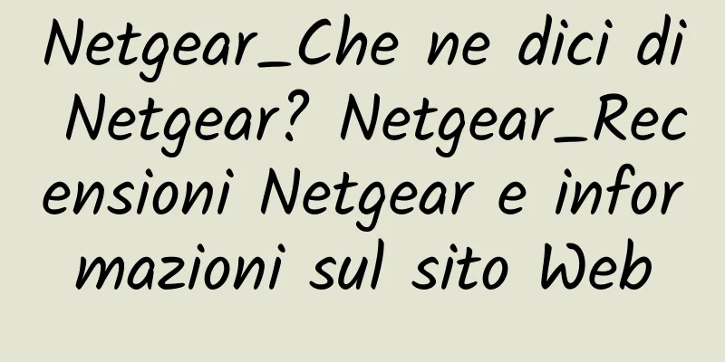 Netgear_Che ne dici di Netgear? Netgear_Recensioni Netgear e informazioni sul sito Web
