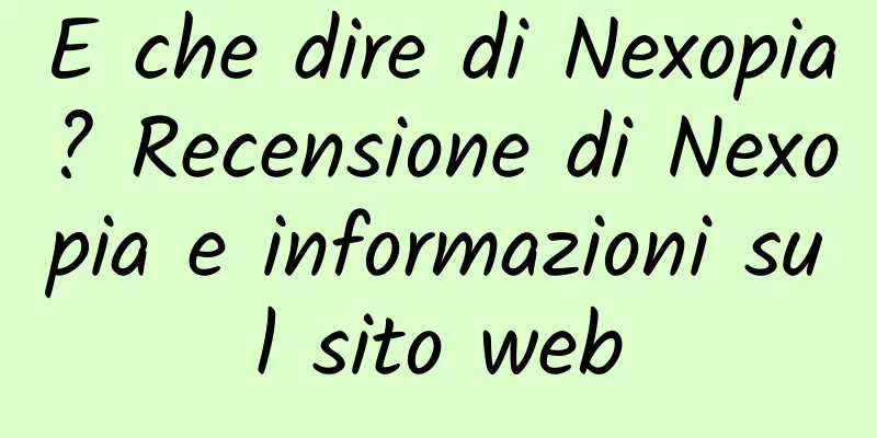 E che dire di Nexopia? Recensione di Nexopia e informazioni sul sito web