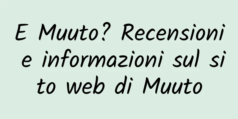 E Muuto? Recensioni e informazioni sul sito web di Muuto