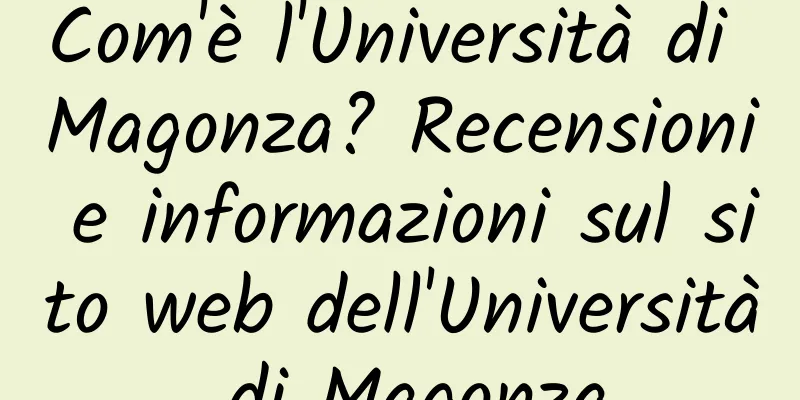 Com'è l'Università di Magonza? Recensioni e informazioni sul sito web dell'Università di Magonza