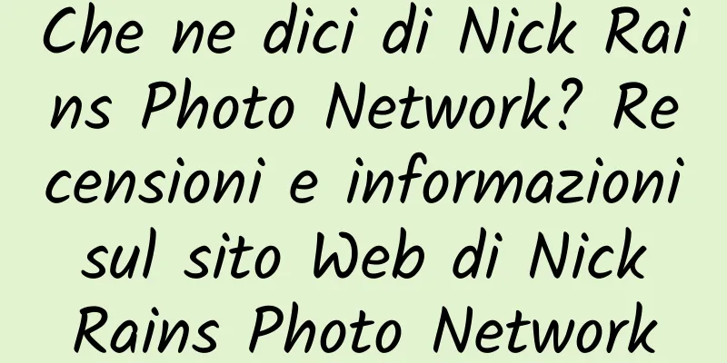 Che ne dici di Nick Rains Photo Network? Recensioni e informazioni sul sito Web di Nick Rains Photo Network