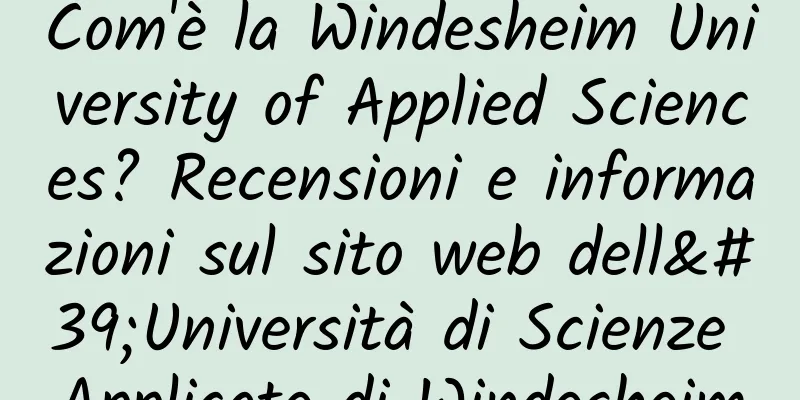Com'è la Windesheim University of Applied Sciences? Recensioni e informazioni sul sito web dell'Università di Scienze Applicate di Windesheim