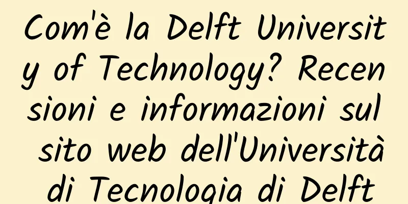 Com'è la Delft University of Technology? Recensioni e informazioni sul sito web dell'Università di Tecnologia di Delft
