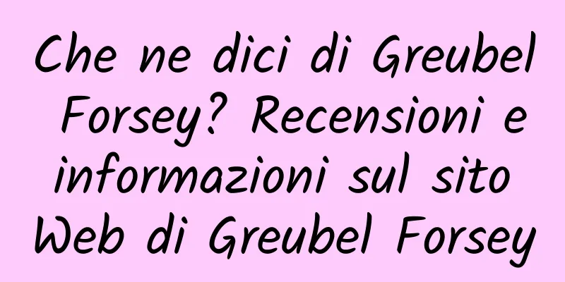 Che ne dici di Greubel Forsey? Recensioni e informazioni sul sito Web di Greubel Forsey