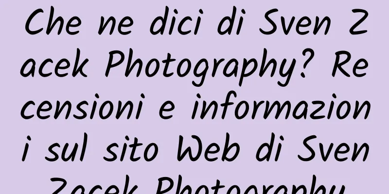 Che ne dici di Sven Zacek Photography? Recensioni e informazioni sul sito Web di SvenZacek Photography