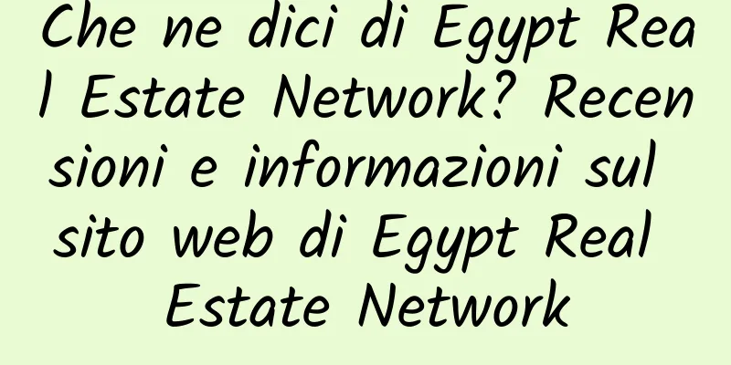 Che ne dici di Egypt Real Estate Network? Recensioni e informazioni sul sito web di Egypt Real Estate Network