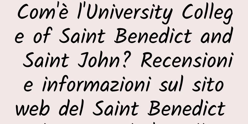 Com'è l'University College of Saint Benedict and Saint John? Recensioni e informazioni sul sito web del Saint Benedict and Saint John's College