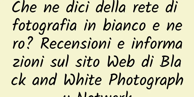 Che ne dici della rete di fotografia in bianco e nero? Recensioni e informazioni sul sito Web di Black and White Photography Network