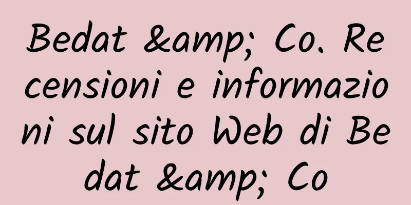 Bedat & Co. Recensioni e informazioni sul sito Web di Bedat & Co