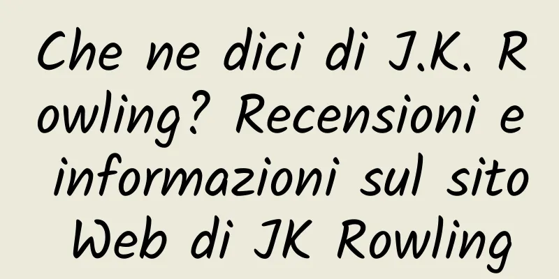 Che ne dici di J.K. Rowling? Recensioni e informazioni sul sito Web di JK Rowling