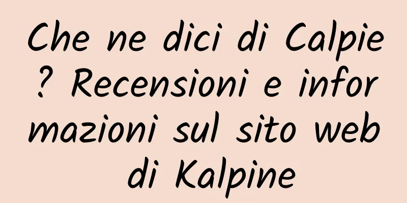 Che ne dici di Calpie? Recensioni e informazioni sul sito web di Kalpine