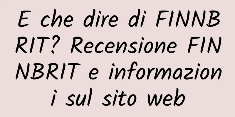 E che dire di FINNBRIT? Recensione FINNBRIT e informazioni sul sito web