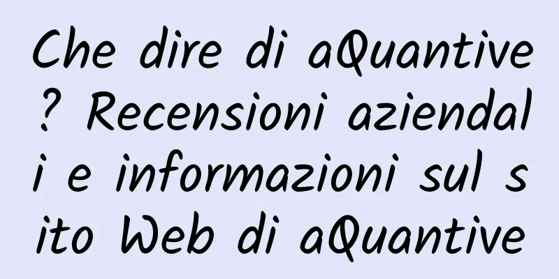 Che dire di aQuantive? Recensioni aziendali e informazioni sul sito Web di aQuantive