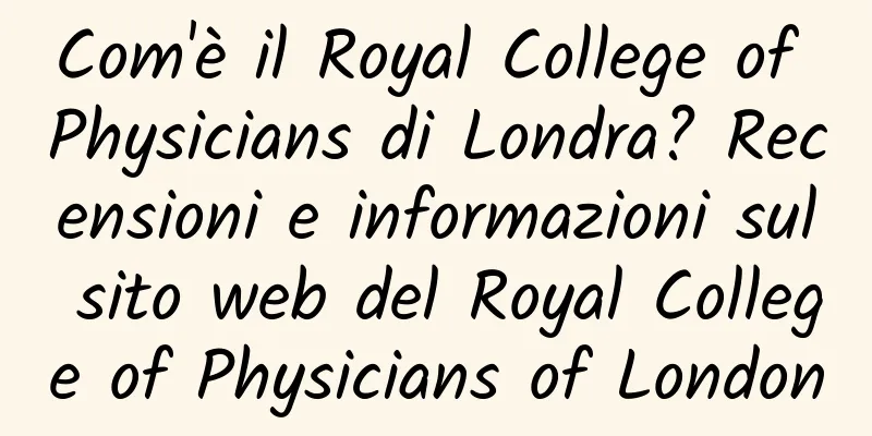 Com'è il Royal College of Physicians di Londra? Recensioni e informazioni sul sito web del Royal College of Physicians of London