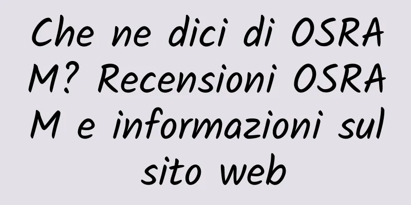 Che ne dici di OSRAM? Recensioni OSRAM e informazioni sul sito web