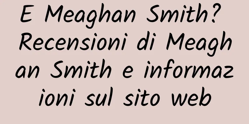 E Meaghan Smith? Recensioni di Meaghan Smith e informazioni sul sito web