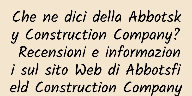 Che ne dici della Abbotsky Construction Company? Recensioni e informazioni sul sito Web di Abbotsfield Construction Company