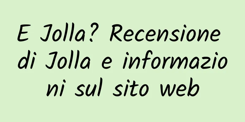 E Jolla? Recensione di Jolla e informazioni sul sito web