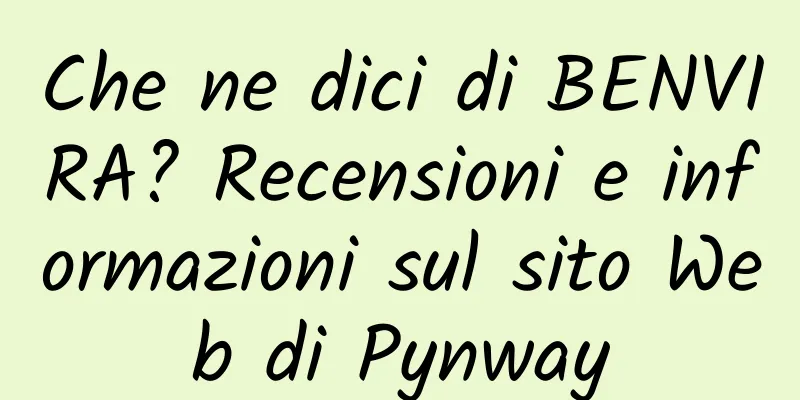 Che ne dici di BENVIRA? Recensioni e informazioni sul sito Web di Pynway