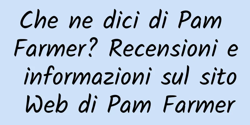 Che ne dici di Pam Farmer? Recensioni e informazioni sul sito Web di Pam Farmer