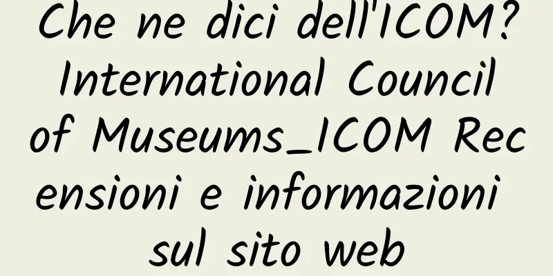 Che ne dici dell'ICOM? International Council of Museums_ICOM Recensioni e informazioni sul sito web