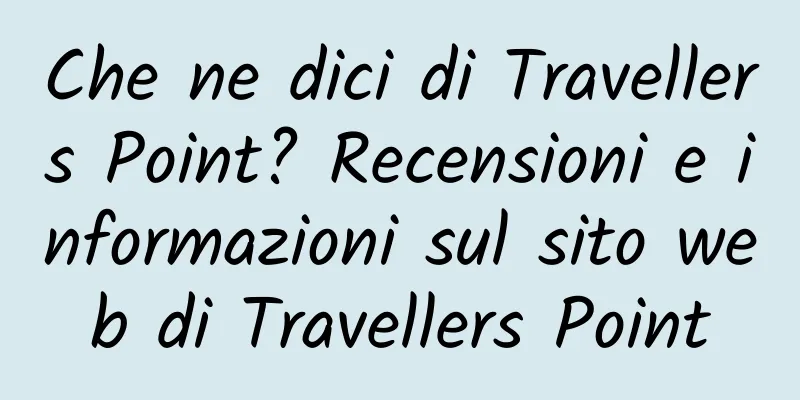 Che ne dici di Travellers Point? Recensioni e informazioni sul sito web di Travellers Point