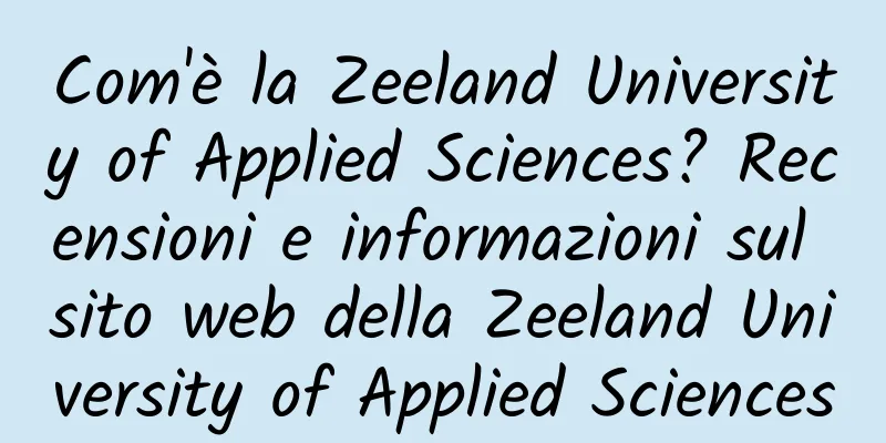 Com'è la Zeeland University of Applied Sciences? Recensioni e informazioni sul sito web della Zeeland University of Applied Sciences