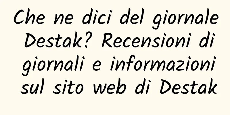 Che ne dici del giornale Destak? Recensioni di giornali e informazioni sul sito web di Destak