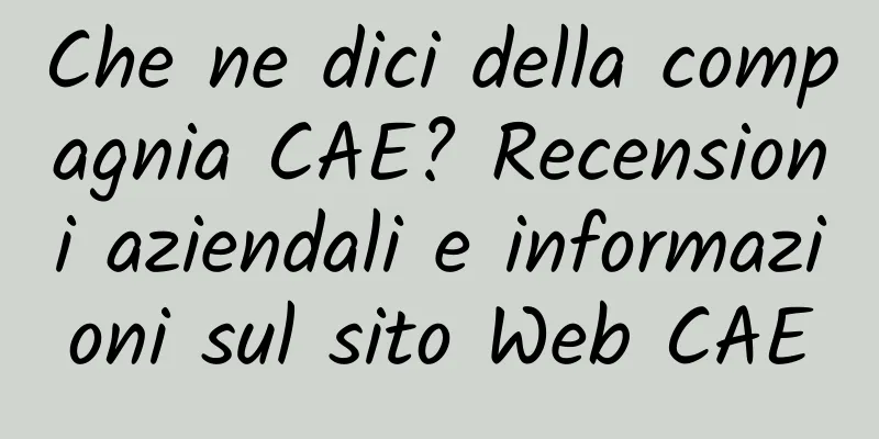 Che ne dici della compagnia CAE? Recensioni aziendali e informazioni sul sito Web CAE