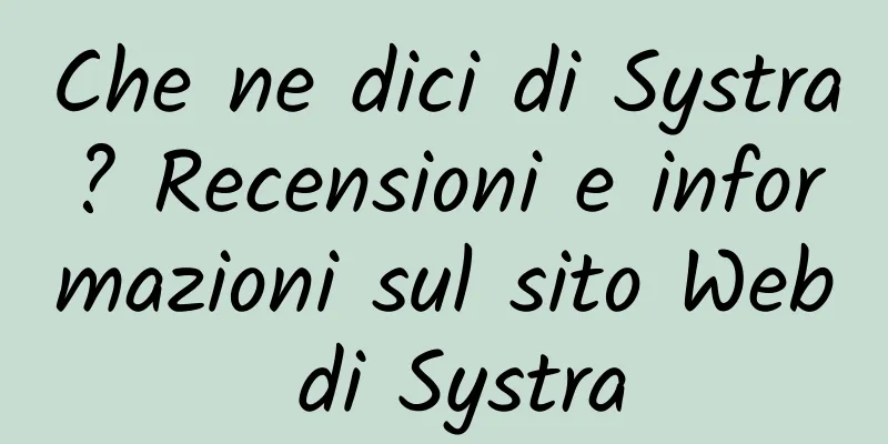 Che ne dici di Systra? Recensioni e informazioni sul sito Web di Systra