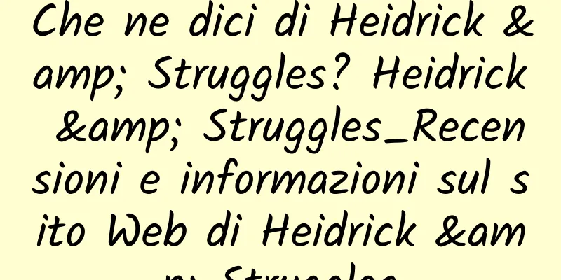 Che ne dici di Heidrick & Struggles? Heidrick & Struggles_Recensioni e informazioni sul sito Web di Heidrick & Struggles